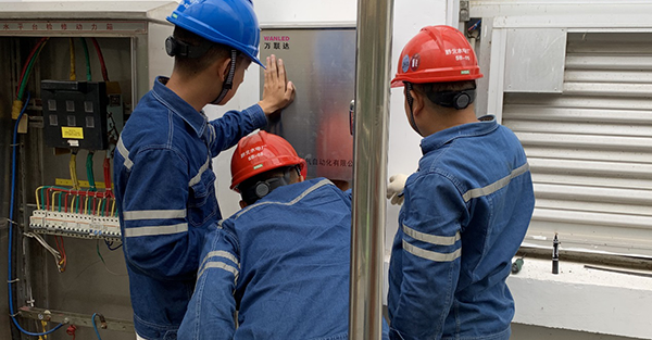 國電投-沙壩電站語音報警箱安裝調(diào)試